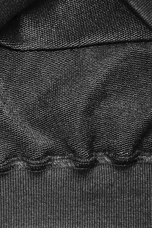 Cut Out Crew Neck